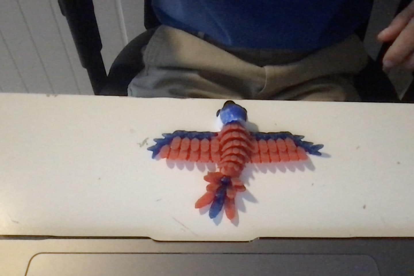 Flexi Articulated Parrot Fidget Toy