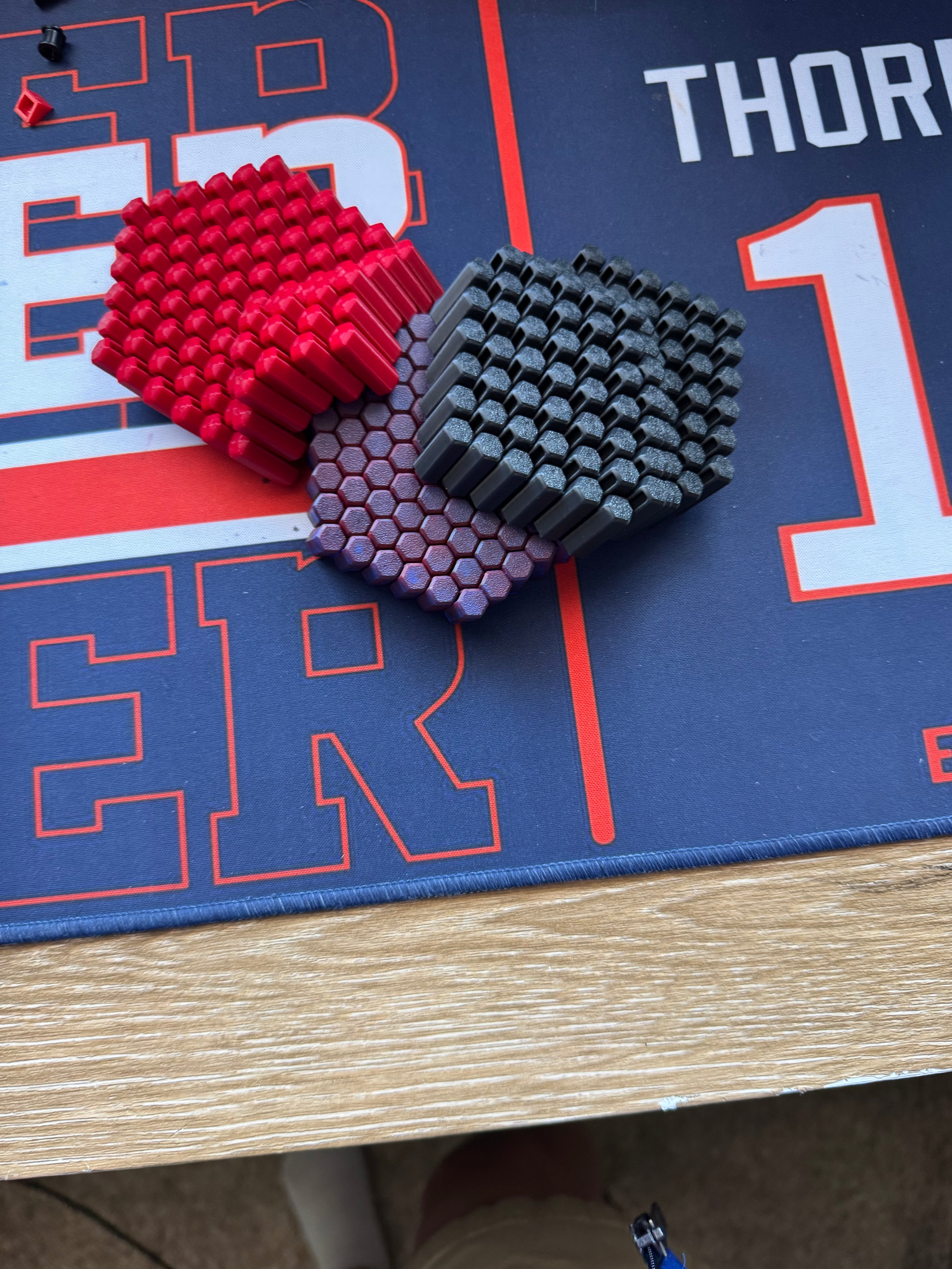 Hexagon grid fidget