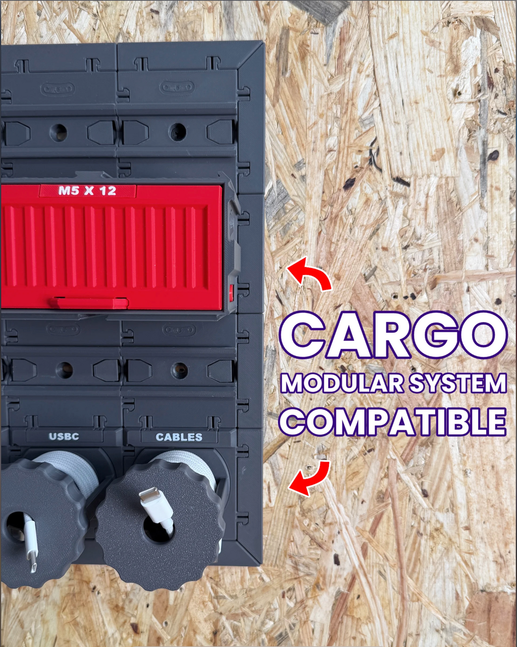 Cargo Connect: Cable Organiser - USBC (1x1)