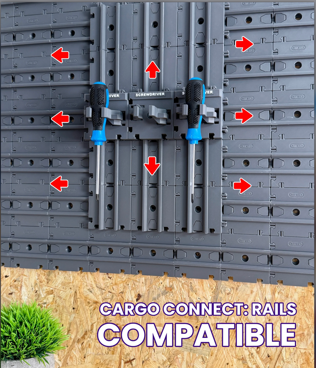Cargo Connect: Gripper - Modular Wall Holder