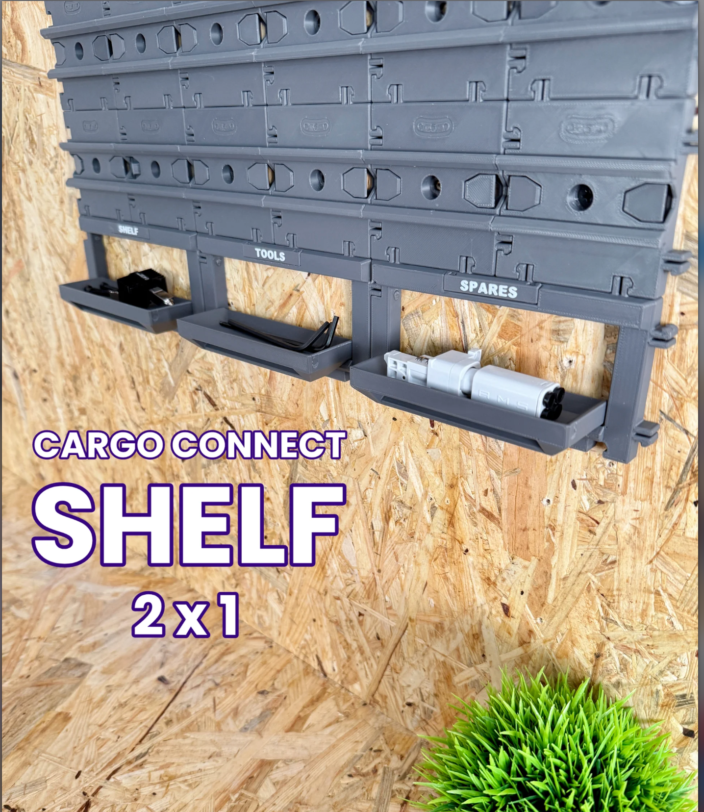 Cargo Connect: Shelf - 2x1 (Medium Modular Shelf)