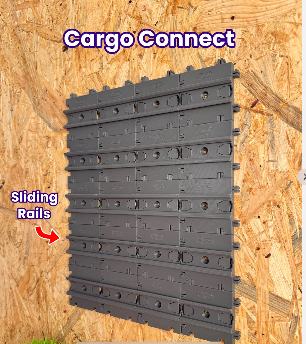Infinite storage sliding rails 20 included