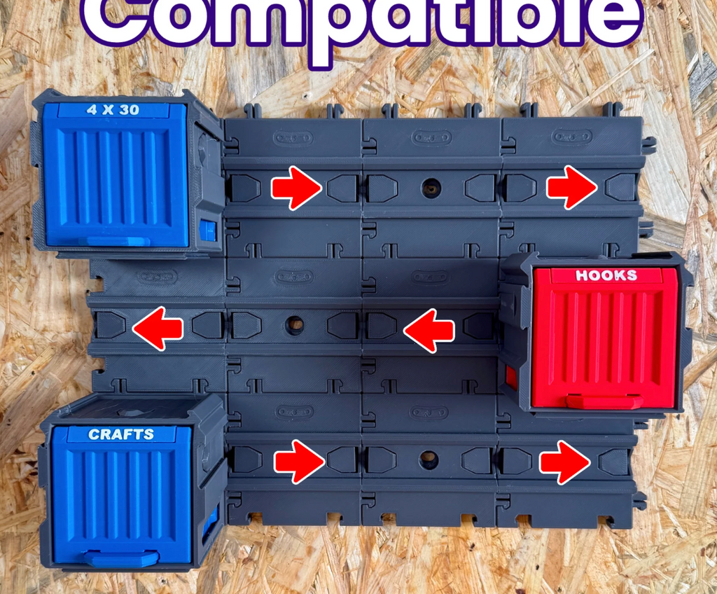 Infinite storage sliding rails 20 included