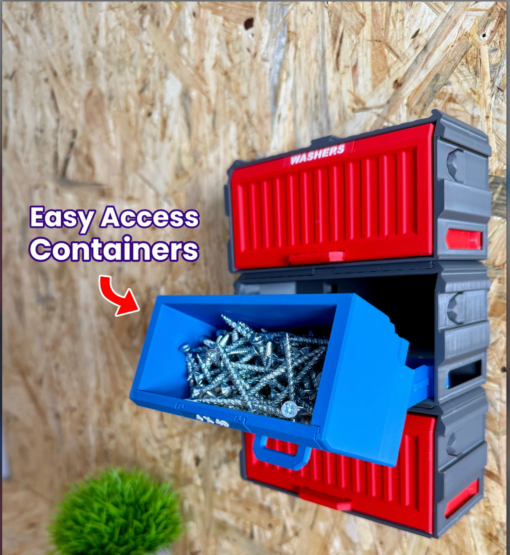 Cargo Containers - 1x1 (Mini Modular Storage)