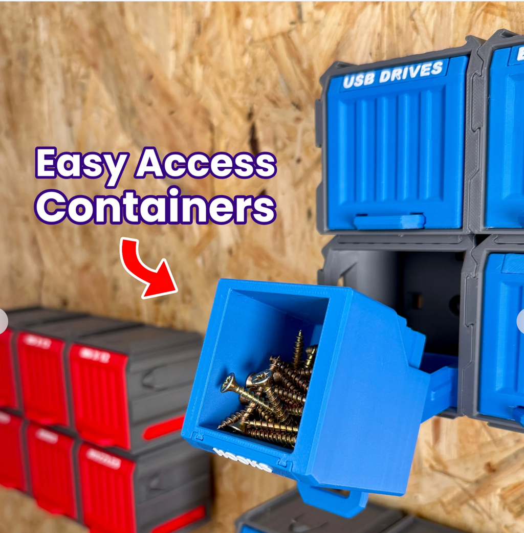 Cargo Containers - 1x1 (Mini Modular Storage)