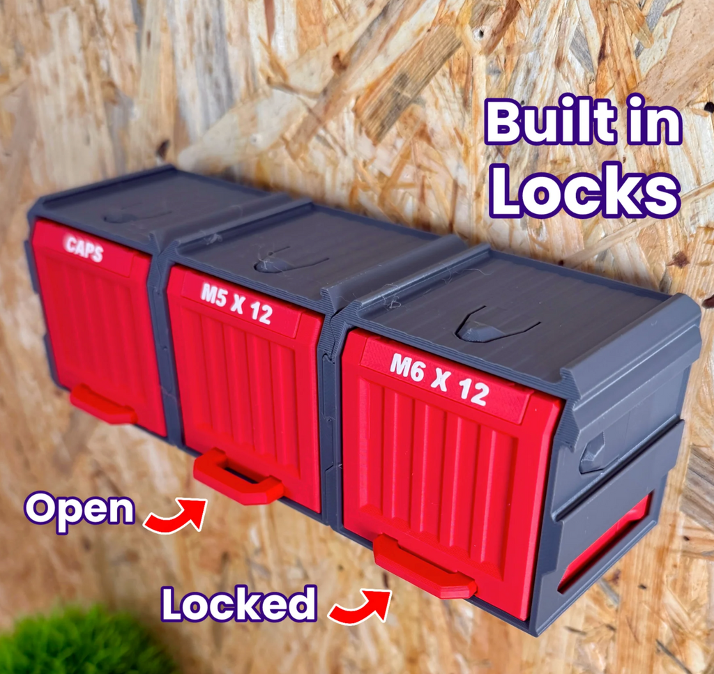Cargo Containers - 1x1 (Mini Modular Storage)