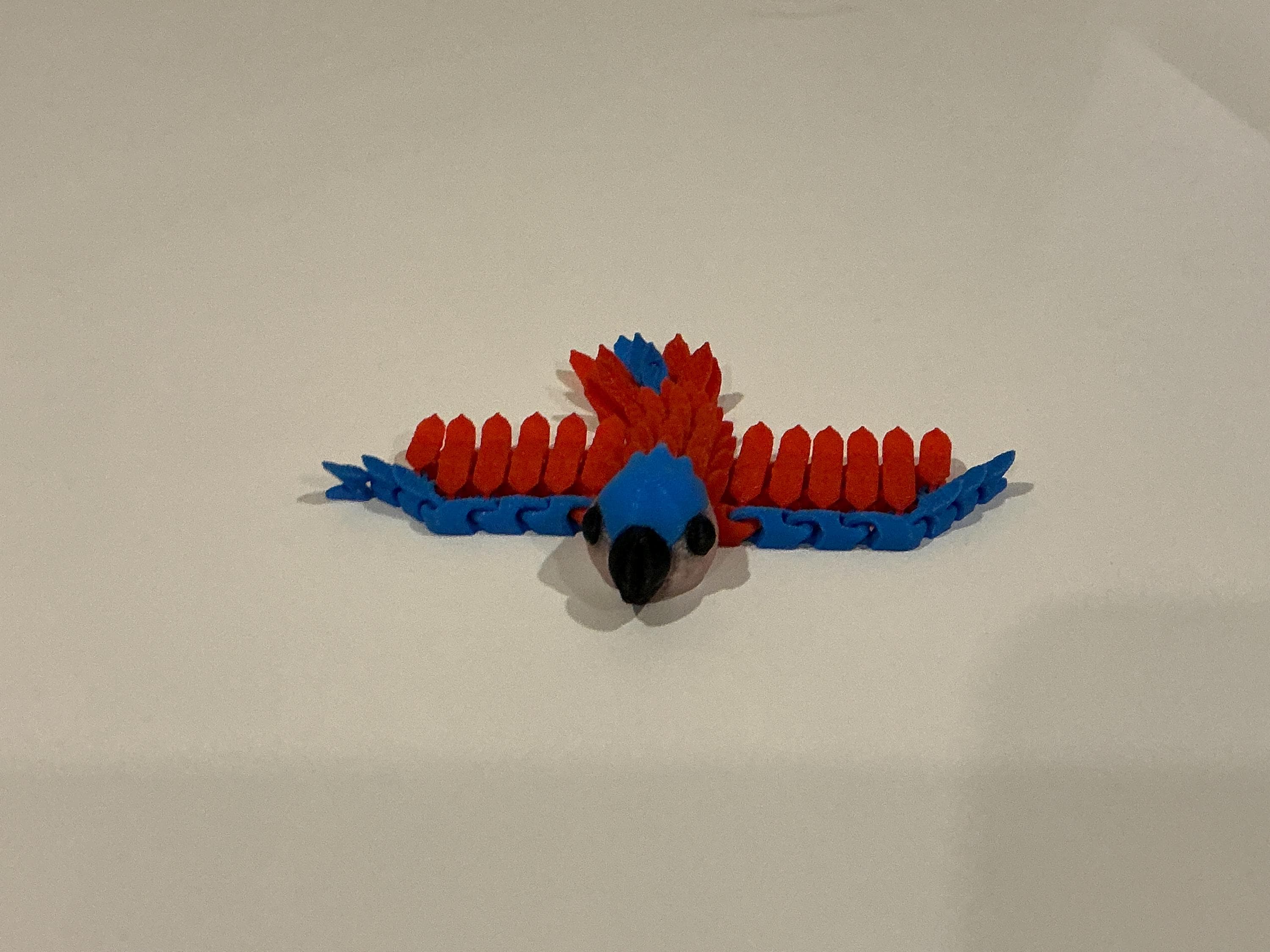 Flexi Articulated Parrot Fidget Toy